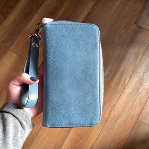 Thirty One All About the Benjamins Denim Wallet